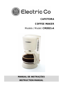 Manual Electric Co CM2021-A Máquina de café