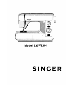 Manual Singer 3214 Sewing Machine