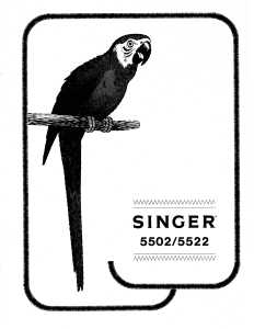 Mode d’emploi Singer 5502 Machine à coudre