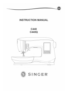 Manual Singer C440 Sewing Machine