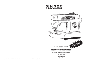 Handleiding Singer CG-590 Naaimachine