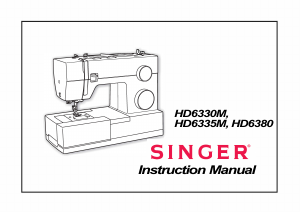 Manual Singer HD6330M Sewing Machine