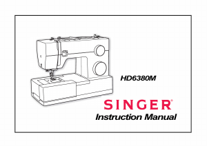 Handleiding Singer HD6380M Naaimachine