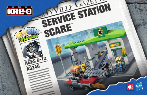 Bedienungsanleitung Kre-O set A3246 CityVille Invasion Service station scare