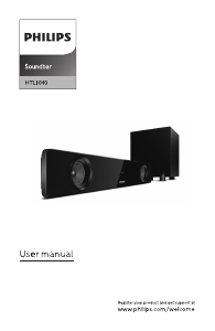 Handleiding Philips HTL1040 Luidspreker