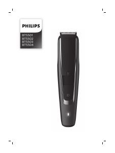 Manual Philips BT5504 Aparador de barba