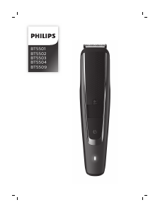 Manuál Philips BT5509 Zastřihovač vousů