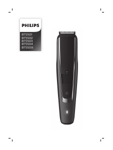 Εγχειρίδιο Philips BT5509 Μηχανή περιποίησης γενειάδας