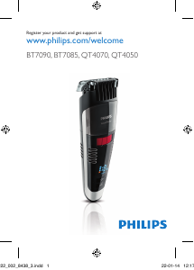 Manual de uso Philips BT7090 Barbero