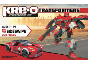 Handleiding Kre-O set 31771 Transformers Sideswipe