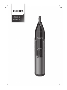 Manual de uso Philips NT5650 Recortador de nariz
