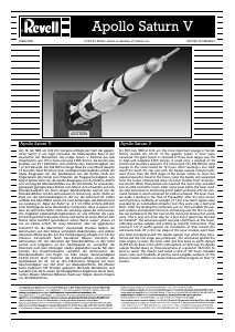 Manual de uso Revell set 04909 Space and Scifi Apollo Saturn V