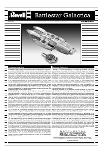 Handleiding Revell set 04987 Space and Scifi Battlestar Galactica