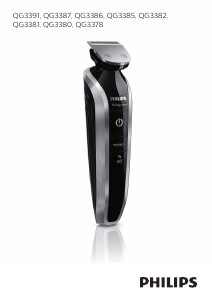 Manual Philips QG3387 Hair Clipper