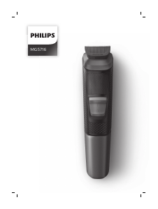 Manual de uso Philips MG5716 Barbero