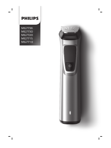 Manual Philips MG7710 Aparador de barba