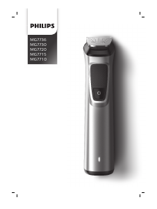 Manuál Philips MG7715 Zastřihovač vousů
