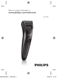 Manual Philips QT3900 Aparador de barba