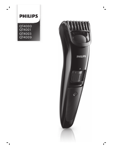 Manual Philips QT4001 Aparador de barba