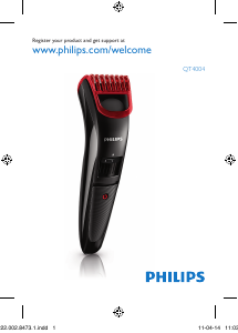 Mode d’emploi Philips QT4004 Tondeuse à barbe
