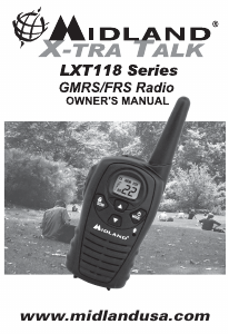 Handleiding Midland LXT118 Walkie-talkie