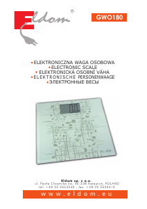 Manual Eldom GWO180 Scale