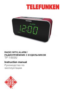 Manual Telefunken TF-1503U Alarm Clock Radio