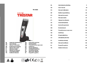 Kullanım kılavuzu Tristar TR-2543 Saç kesme makinesi