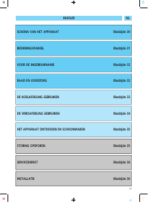 Handleiding Bauknecht KDI 2051-4 Koel-vries combinatie