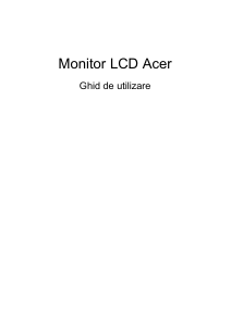 Manual Acer ED320QRS Monitor LCD
