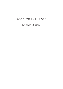 Manual Acer EEB162Q Monitor LCD