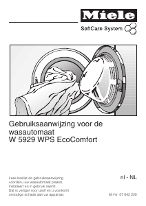 Handleiding Miele W 5929 WPS EcoComfort Wasmachine