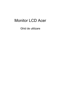 Manual Acer EI431CRP Monitor LCD