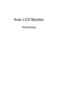Handleiding Acer EI491CRP LCD monitor