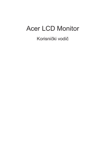 Priručnik Acer HA220QB LCD zaslon