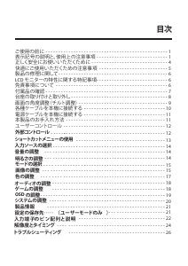 説明書 エイサー SA220QA 液晶モニター