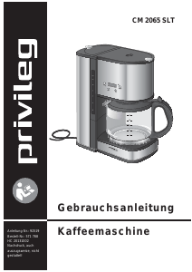 Bedienungsanleitung Privileg CM2065 SLT Kaffeemaschine