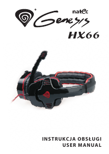 Handleiding Natec Genesis HX66 Headset