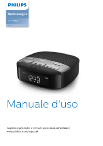 Manuale Philips R3205 Radiosveglia