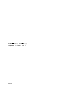 Priročnik Suunto 3 Fitness Športna ura