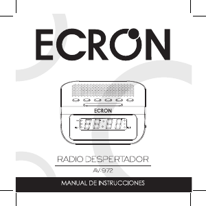 Manual de uso Ecron AV-971 Radiodespertador