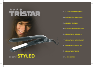 Manuale Tristar HD-2378 Piastra per capelli