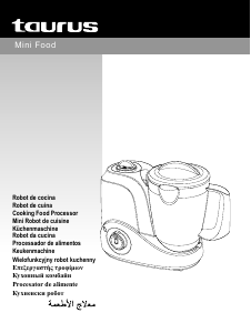 Manual Taurus MiniFood Food Processor