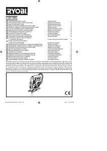 Manual Ryobi CJS-180L Serra de recortes