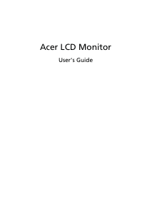 Handleiding Acer KA240HQB LCD monitor