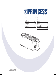 Bedienungsanleitung Princess 143002 Long Slot Toaster