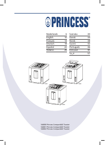 Εγχειρίδιο Princess 144000 Compact-4-All Φρυγανιέρα