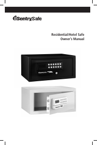 Manual de uso SentrySafe HL100ES Caja fuerte