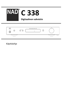 Käyttöohje NAD C 338 Vahvistin