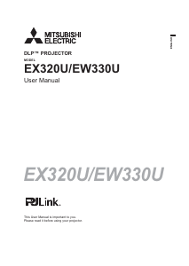 Handleiding Mitsubishi EW330U Beamer